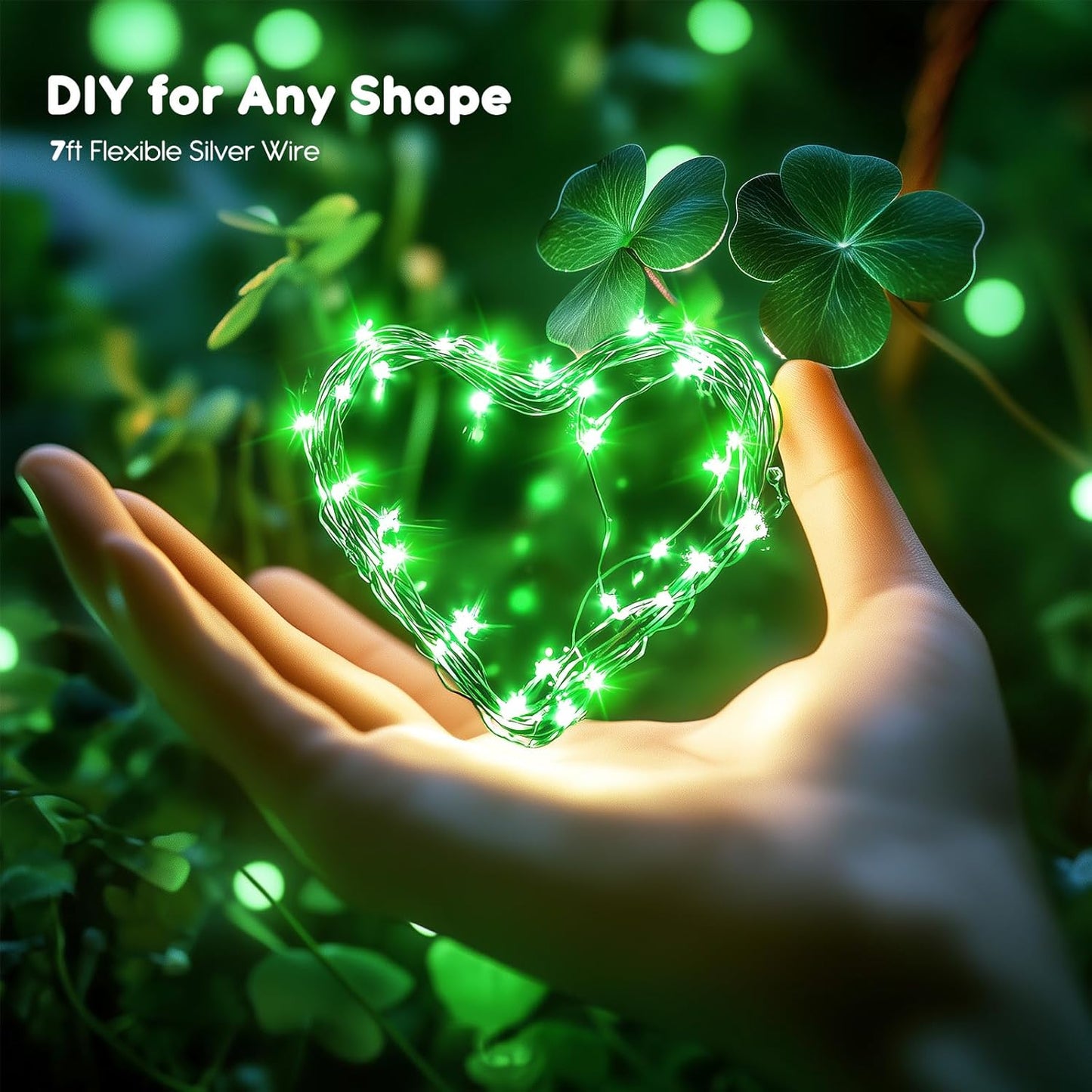 12 Pack Fairy Lights - Silver Wire, Battery Operated